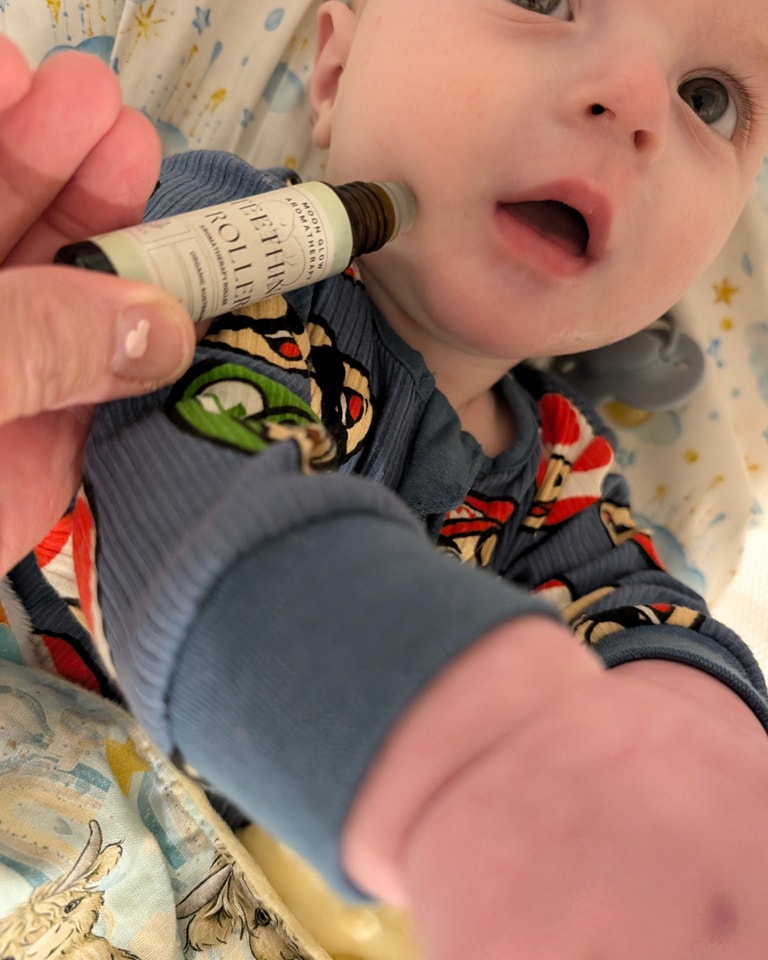 aromatherapy teething roller