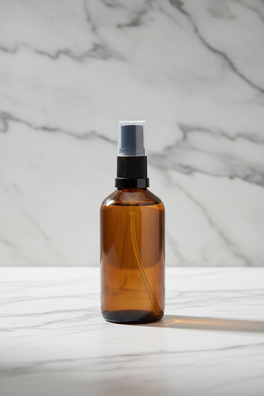 100ml glass amber bottle
