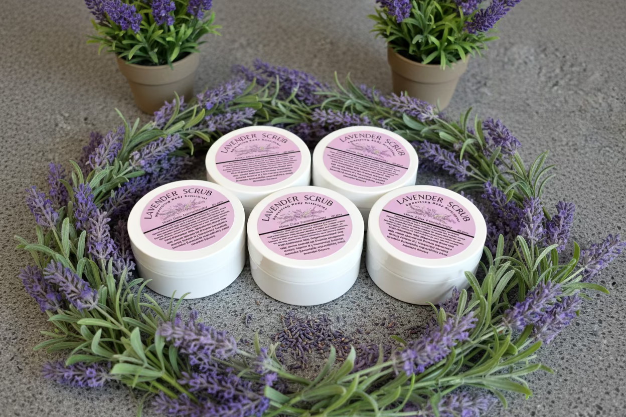 Lavender Scrub