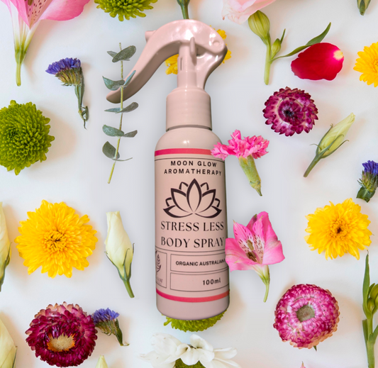 stress less body spray