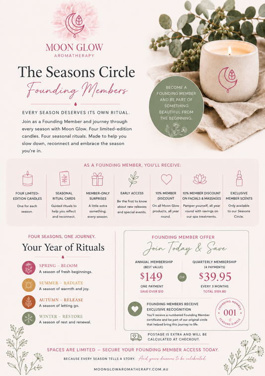 The Seasons Circle – Founding Members flyer